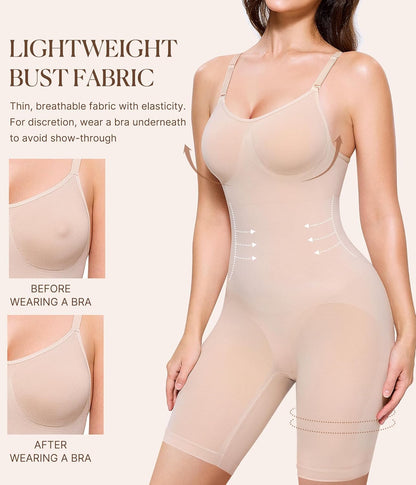 Women Tummy Control Bodysuit2