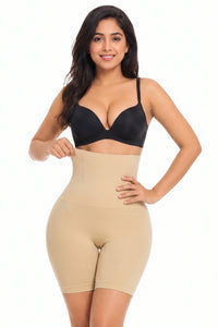 High Waisted Shapewear Shorts for Tummy Control Thigh Slimming