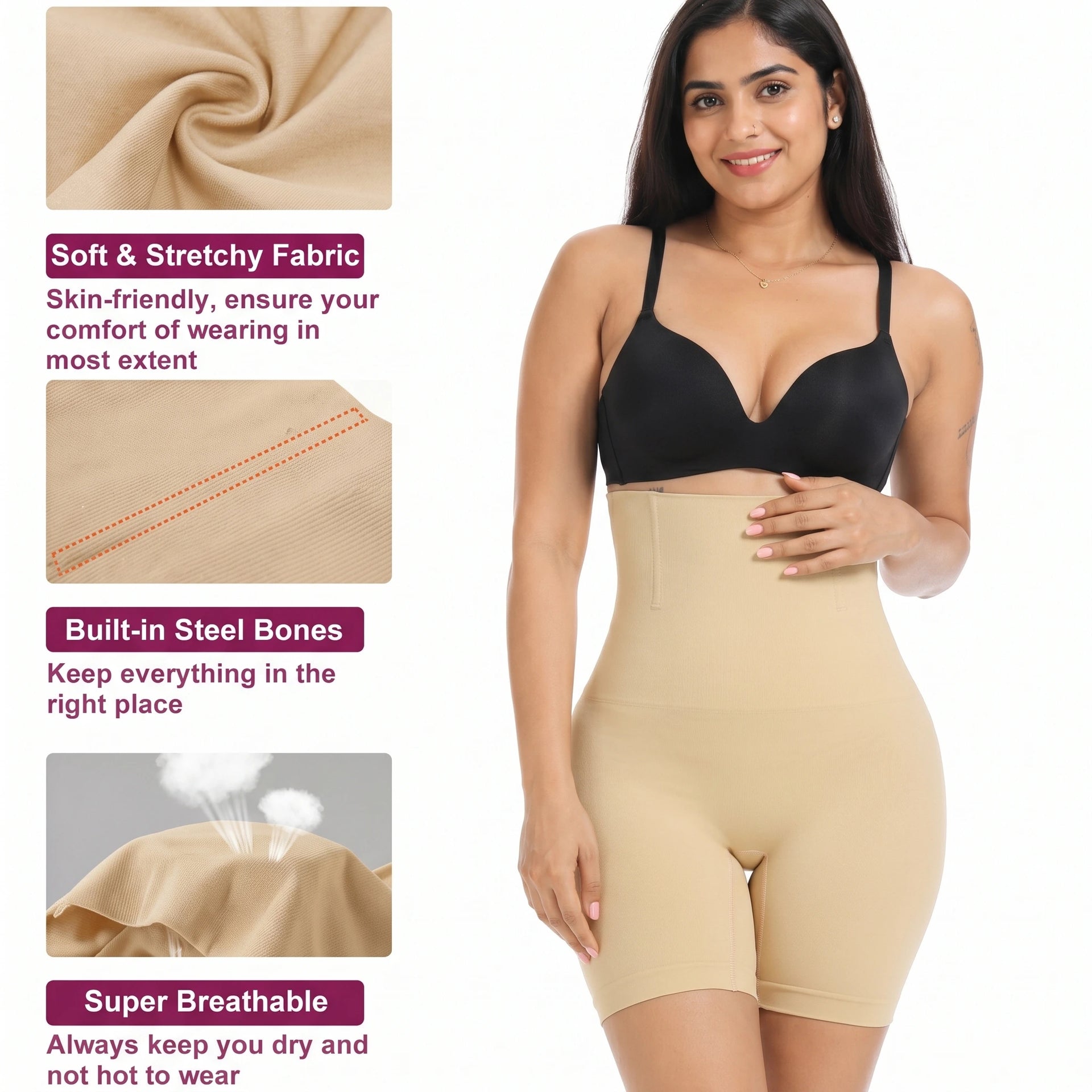 high-waisted-shapewear-shorts-for-tummy-control-thigh-slimming-pack-of-2-black-skin