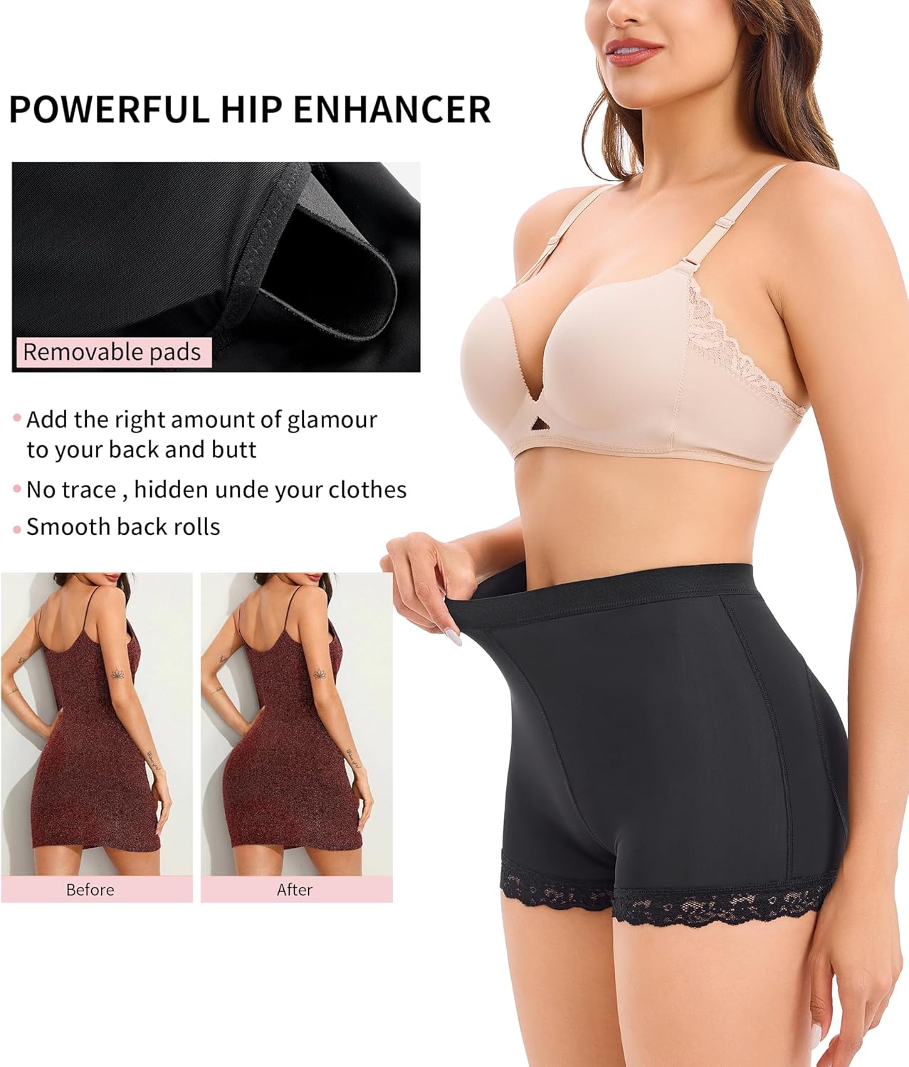 black-tummy-control-butt-lifter-shorts