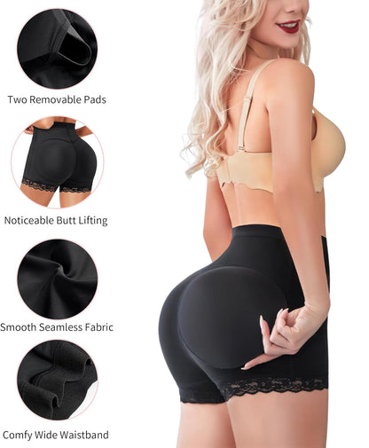 Black Body Shaping Shorts for Women6