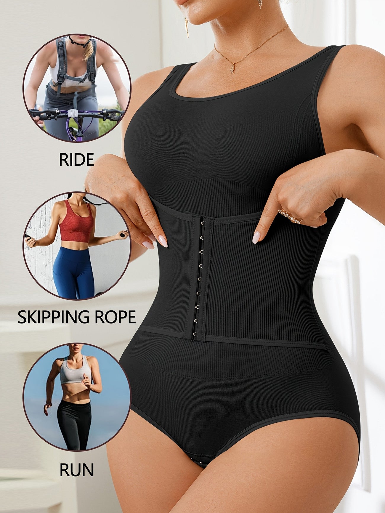 black-adjustable-tummy-tuck-bodysuit