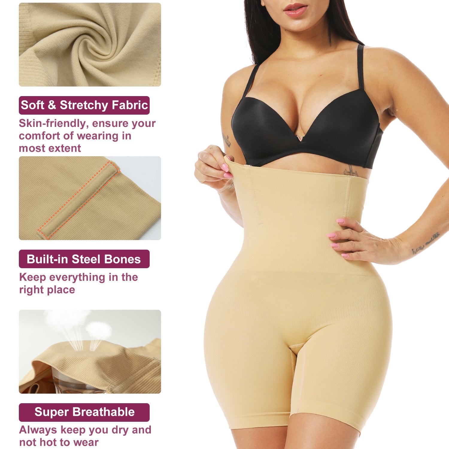 skin-women-high-waist-shapewear-shorts-set