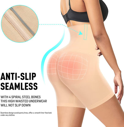 Skin High Waist Tummy Tuck Shapewear Shorts3