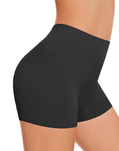 Black Women Seamless Under Skirt Shorts Free Size1