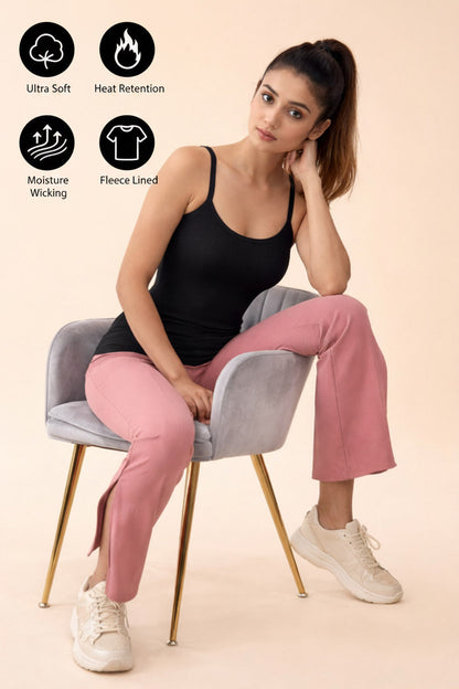 best Women Thermal Velvet Camisole Top Slim Fit13