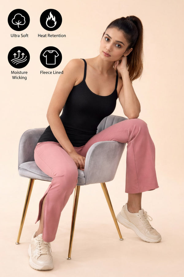 Women's Thermal Velvet Camisole Top – Slim Fit Stretchable Body Shaper Vest Shirt13