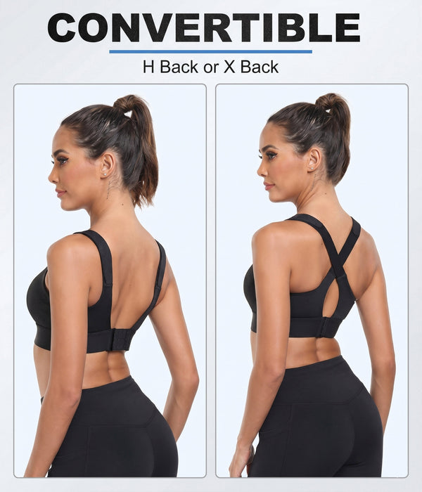 Women's Front Zip Sports Bra13